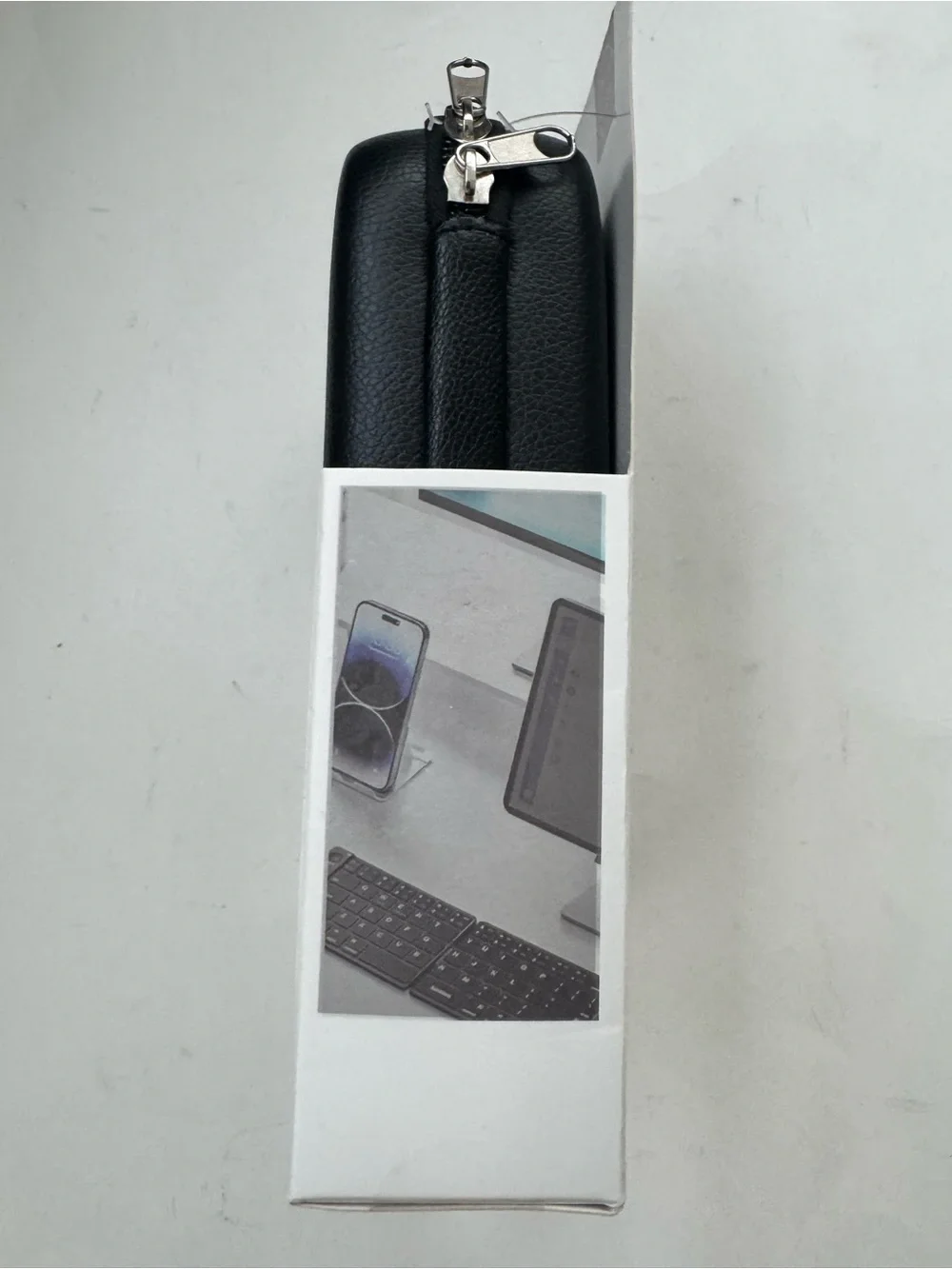 NIB Luxe Willow Wireless Keyboard Mouse Travel Set Black Carrying Case Bluetooth